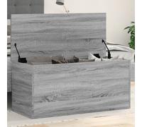 vidaXL Storage Box Grey Sonoma 100x42x46 cm Engineered Wood