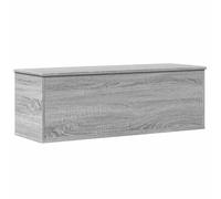 vidaXL Storage Box Blanket Box Toy Storage Chest Grey Sonoma Engineered Wood