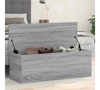 vidaXL Storage Box Grey Sonoma 102x35x35 cm Engineered Wood