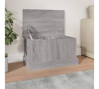 vidaXL Storage Box Grey Sonoma 50x30x28 cm Engineered Wood, Grey