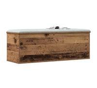 vidaXL Storage Box Old Wood 102 x 35 x 35 cm Engineered Wood, Modern Storage Box, Rectangular Organizer, Clutter-Free Solution, Ample Space, Utility Furniture for Home Office, Compact Design