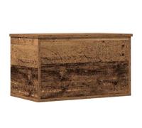 vidaXL Storage Box/Chest - Rustic Solid Reclaimed Wood - 60x35x35 cm - Indoor/Bench Use - Distressed Brown Finish