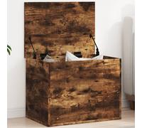 vidaXL Storage Box Smoked Oak 60x42x46 cm Engineered Wood