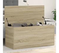 vidaXL Storage Box Sonoma Oak 100x42x46 cm Engineered Wood
