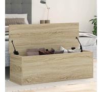 vidaXL Storage Box Sonoma Oak 102x35x35 cm Engineered Wood