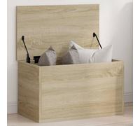 vidaXL Storage Box Sonoma Oak 60x35x35 cm Engineered Wood