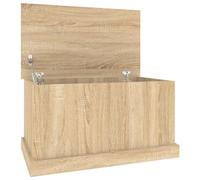 vidaXL Storage Box Sonoma Oak 70x40x38 cm Engineered Wood