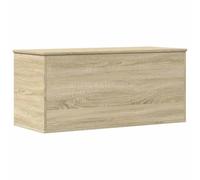 vidaXL Engineered Wood Storage Box/Blanket Chest in Sonoma Oak - Versatile and Spacious Living Room Organiser/Modern Home Furniture