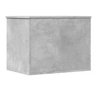 vidaXL Storage Box, Storage Chest for Hallway Living Room, Toy Box with Lid, Blanket Box for Clothes, Trunk, Concrete Grey Engineered Wood