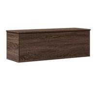 vidaXL Storage Box Blanket Chest Brown Oak Engineered Wood