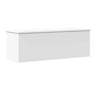 vidaXL Storage Box Toy Box Blanket Box Storage Chest White Engineered Wood