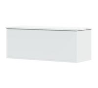 vidaXL Storage Box White 90x35x35 cm - Engineered Wood Blanket Chest/Coffee Table/Storage Trunk