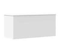 vidaXL Storage Box White 100x42x46 cm Engineered Wood