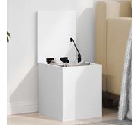 vidaXL Storage Box White 30x35x35 cm Engineered Wood