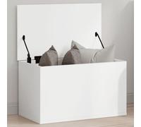 vidaXL Storage Box White 60x35x35 cm Engineered Wood