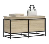 vidaXL Storage Box with Lid Sonoma Oak 100x40x51.5 cm Engineered Wood