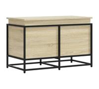 vidaXL Storage Box with Lid Sonoma Oak 80x40x51.5 cm Engineered Wood