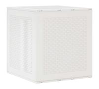 vidaXL Storage Box with Storage White 55 x 53 x 57 cm Polypropylene