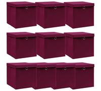 Storage Boxes Fabric Foldable Garden Chest Cases Outdoor Organiser vidaXL