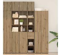 vidaXL Storage Cabinet 2 pcs Artisan Oak 30 x 42.5 x 225 cm