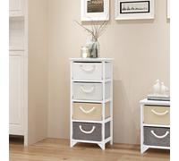 vidaXL Storage Cabinet 4 Drawers Wood