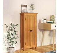 vidaXL Solid Oak Wood Storage Cabinet Book CD/DVD Cabinet Sideboard Cupboard