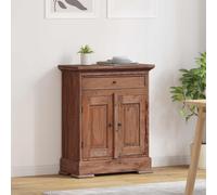 vidaXL Storage Cabinet 63 x 30 x 79 cm Solid Mahogany Wood