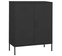 vidaXL Storage Cabinet Anthracite Steel House Sideboard Cupboard Bookcase