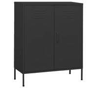 vidaXL Storage Cabinet Anthracite Steel House Sideboard Cupboard Bookcase