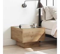 vidaXL Coffee Table Artisan Oak 40 x 40 x 30 cm Engineered wood, Brown