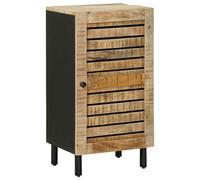 vidaXL Storage Cabinet Beige 40 x 33 x 75 cm Solid Mango Wood, Modern Living Roo