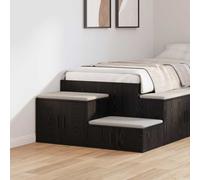 vidaXL Storage Cabinet Black oak 127 x 41 x 40 cm Engineered wood
