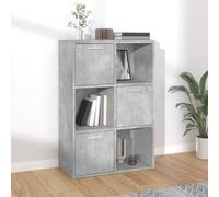 Vidaxl Storage Cabinet Concrete Grey 60X29.5X90 Cm Engineered Wood