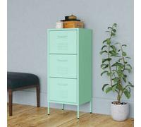 Vidaxl Storage Cabinet Mint 42.5X35X101.5 Cm Steel