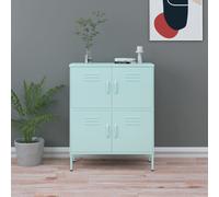 Vidaxl Storage Cabinet Mint 80X35X101.5 Cm Steel