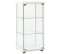 Vidaxl Storage Cabinet Tempered Glass White