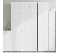 vidaXL Storage Cabinet White 70x42.5x225 cm Engineered Wood