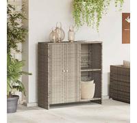 Storage Cabinet with Shelf with Storage with Door Rattan Decorative vidaXL