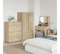 vidaXL Storage Cabinets 2 pcs Sonoma Oak 80 x 48 x 105 cm