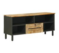 vidaXL Storage Cabinets Beige 100 x 33 x 46 cm Solid Mango Wood, Living Room, Re