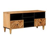 vidaXL Storage Cabinets Brown 100 x 33.5 x 46 cm Solid Mango Wood, Living Room,