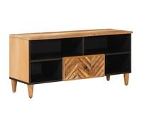 vidaXL Storage Cabinets Brown 100 x 33.5 x 46 cm Solid Mango Wood, Mango Wood St