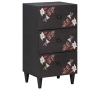 vidaXL Storage Cabinets Multicolour 40 x 33.5 x 75 cm Solid Mango Wood, Stylish