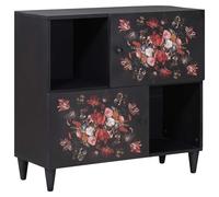 vidaXL Storage Cabinets Multicolour 80 x 33.5 x 75 cm Solid Mango Wood, Stylish