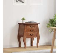 vidaXL Storage Chest 48 x 35 x 64 cm Solid Mahogany Wood