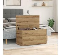 vidaXL Storage Chest in Artisan Oak - Modern Engineered Wood Organizer Box for Living Room or Bedroom