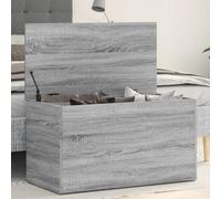 vidaXL Storage Chest Grey Sonoma 84x42x46 cm Engineered Wood