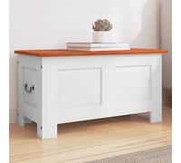 Modern Storage Chest with Lid Home Organiser Box Solid Wood Acacia vidaXL