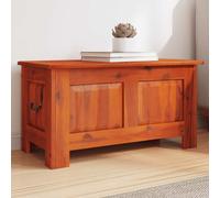 (brown, 70 x 35 x 37 cm) vidaXL Storage Chest with Lid Home Organiser Storage Toy Box Solid Wood Acacia