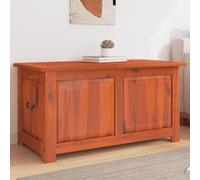 (brown, 110 x 55 x 57 cm) vidaXL Storage Chest with Lid Home Organiser Storage Toy Box Solid Wood Acacia